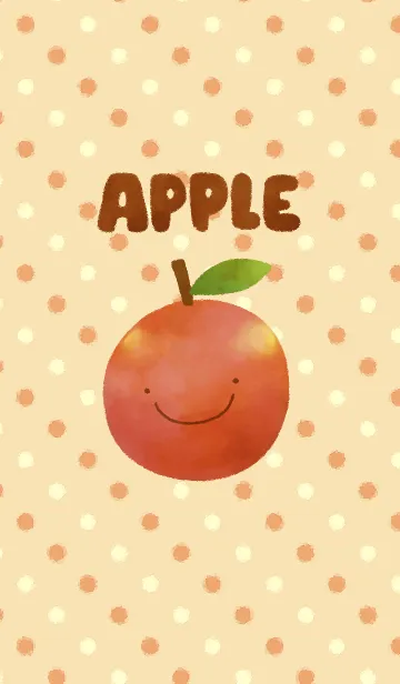[LINE着せ替え] 笑顔なりんごたち Japanese verの画像1