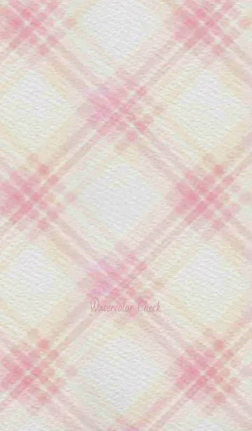 [LINE着せ替え] 水彩チェック Ver.5の画像1