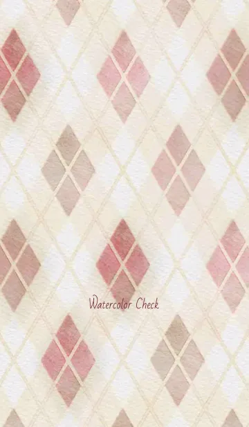 [LINE着せ替え] 水彩アーガイル Ver.1の画像1