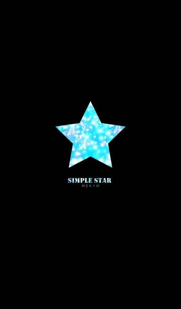 [LINE着せ替え] SIMPLE STAR -KIRAKIRA BLUE-の画像1