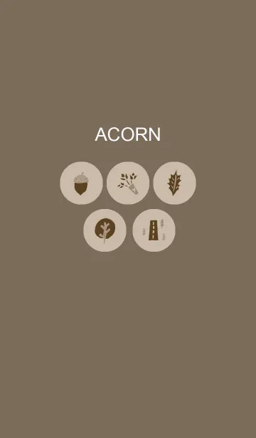 [LINE着せ替え] ACORN / どんぐりの画像1