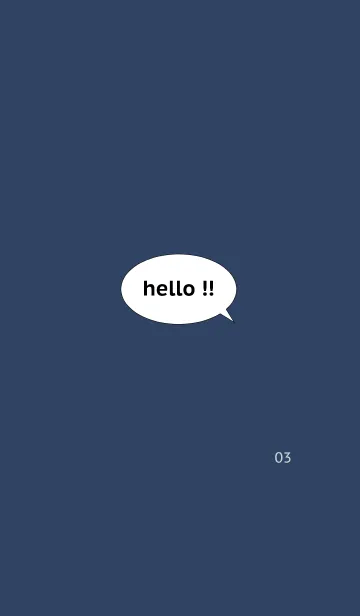 [LINE着せ替え] Hello！！ -03-の画像1