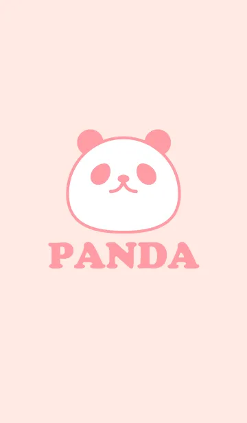 [LINE着せ替え] -SIMPLE PANDA PINK-の画像1