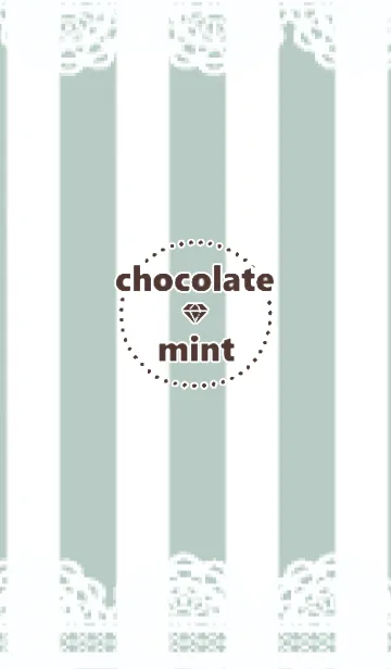 [LINE着せ替え] チョコミント カフェの画像1