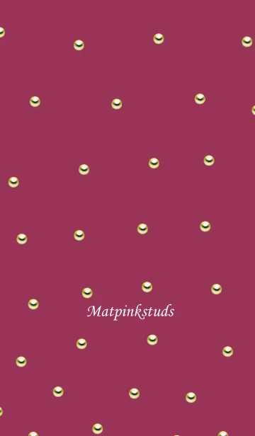 [LINE着せ替え] マットピンクとスタッズの画像1