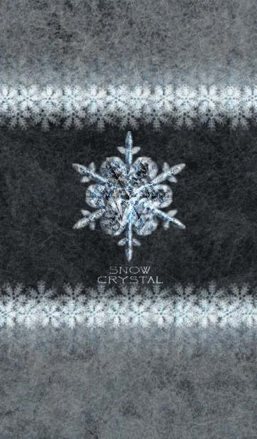 雪の結晶 - BLACK and WHITE -の着せ替えメイン画像