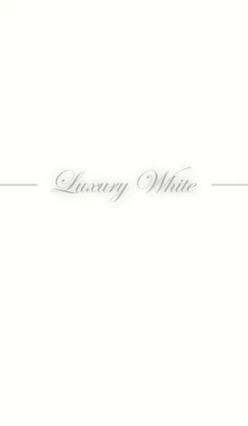 [LINE着せ替え] Luxury Whiteの画像1