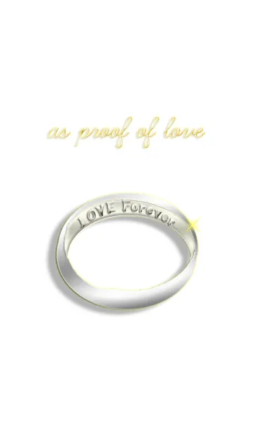 [LINE着せ替え] 愛の証34ペアリング(Love Forever)の画像1