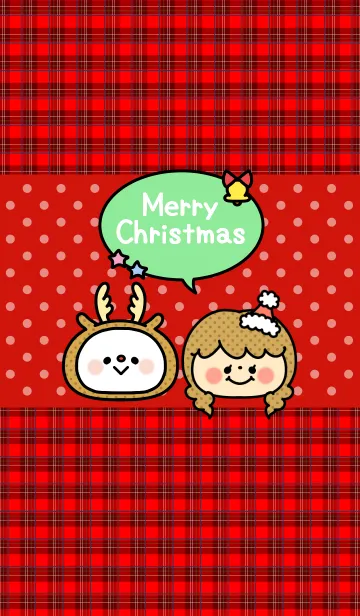 [LINE着せ替え] 「かわいいクリスマス」の着せかえ♡3の画像1