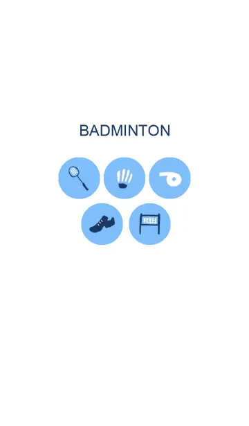 [LINE着せ替え] BADMINTON.の画像1