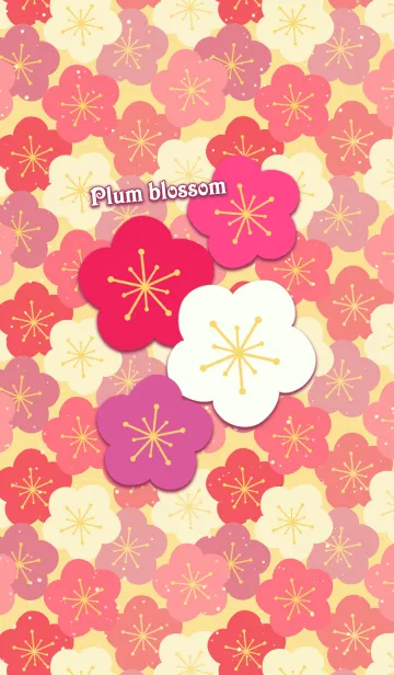 [LINE着せ替え] 梅の花 -Pink-の画像1