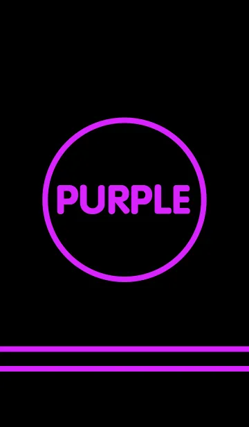 [LINE着せ替え] - purple ＆ Black -(jp)の画像1