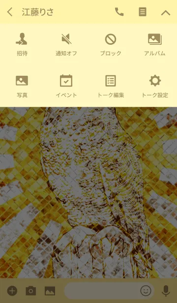 [LINE着せ替え] 最強最高金運風水 黄金の太陽とフクロウの画像4
