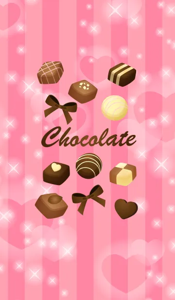 バレンタイン★チョコレート ピンクの着せ替えメイン画像