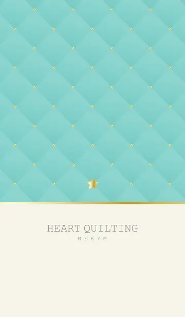 [LINE着せ替え] STAR QUILTING -EMERALD-の画像1