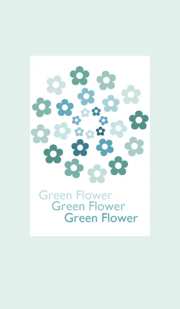 [LINE着せ替え] GREEN FLOWERの画像1