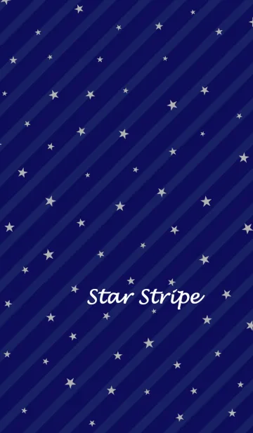 大人スターストライプ[Navy]の着せ替えメイン画像