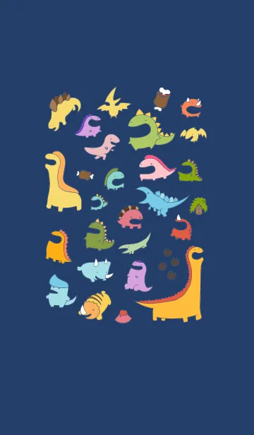 [LINE着せ替え] リトルダイナソー7の画像1