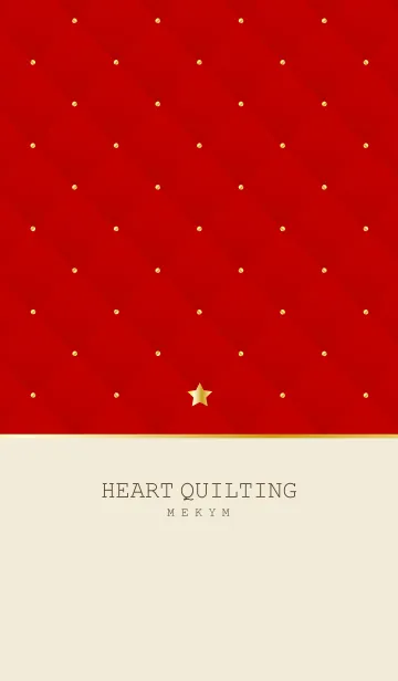 [LINE着せ替え] STAR QUILTING -RED-の画像1