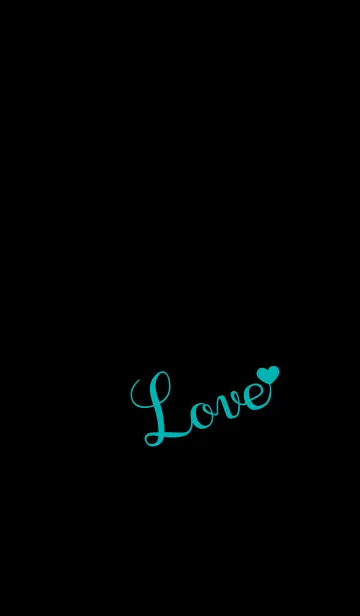 [LINE着せ替え] 愛がいっぱい(黒×緑)の画像1