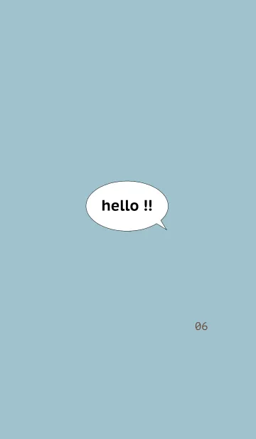 [LINE着せ替え] Hello！！ -06-の画像1