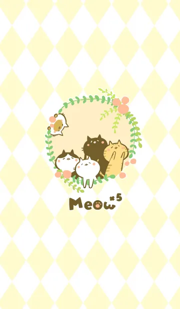 [LINE着せ替え] Meow Meow Meow Meow Meow~の画像1
