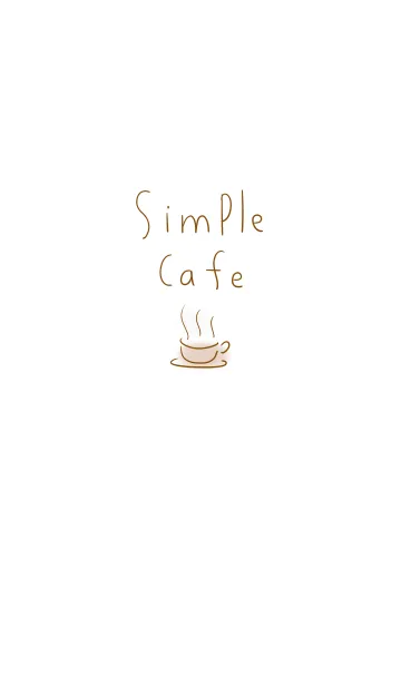 [LINE着せ替え] シンプル カフェの画像1