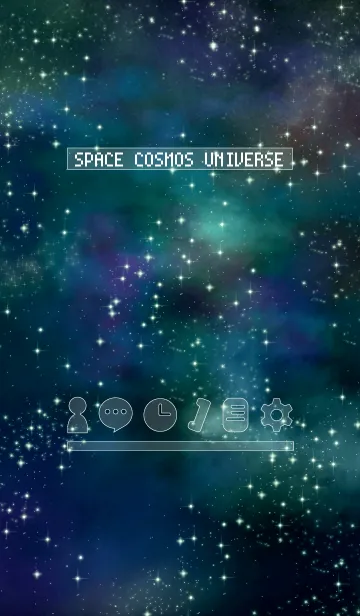 スペース コスモス ユニバース 着せ替えのLINE着せ替え