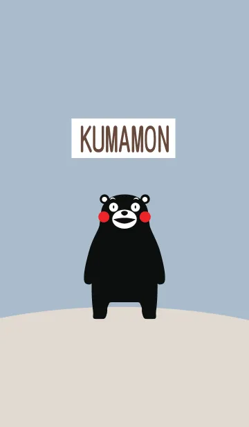 [LINE着せ替え] くまモンの着せかえ（ブルー）の画像1