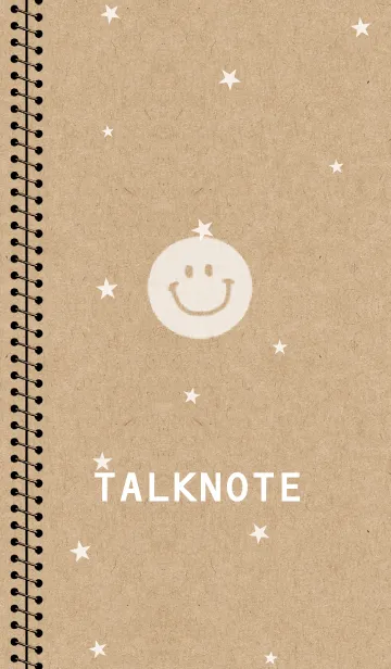 [LINE着せ替え] クラフト紙ノートの画像1