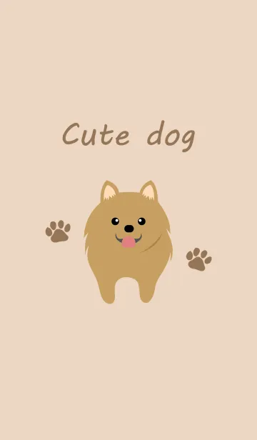 かわいいポメラニアンの着せ替えメイン画像