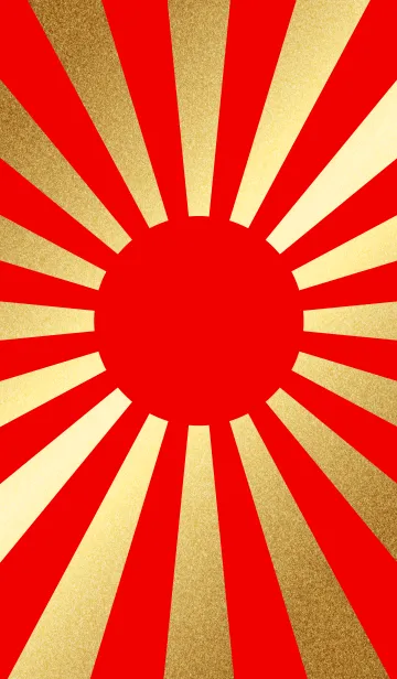 [LINE着せ替え] 日本・赤・金の画像1