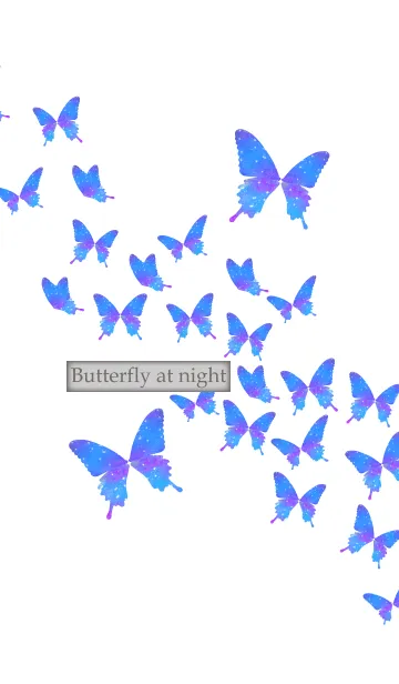 [LINE着せ替え] 夜の蝶々2の画像1