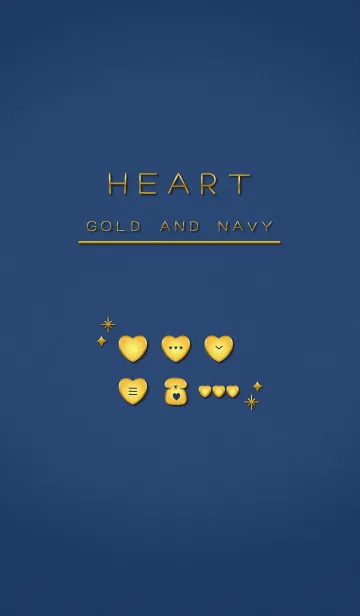 HEART GOLD AND NAVYの着せ替えメイン画像