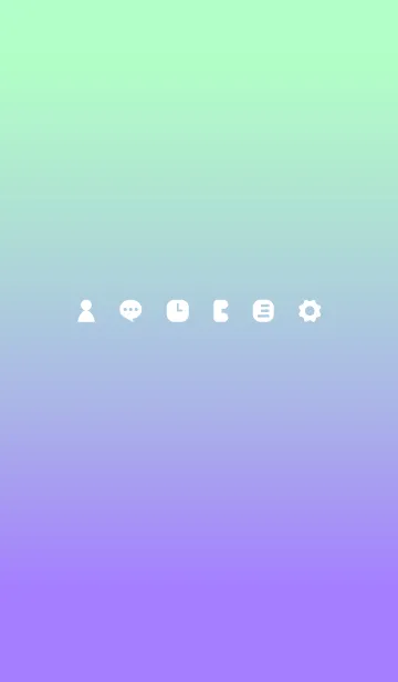 [LINE着せ替え] シンプルグラデーション-パープルの画像1