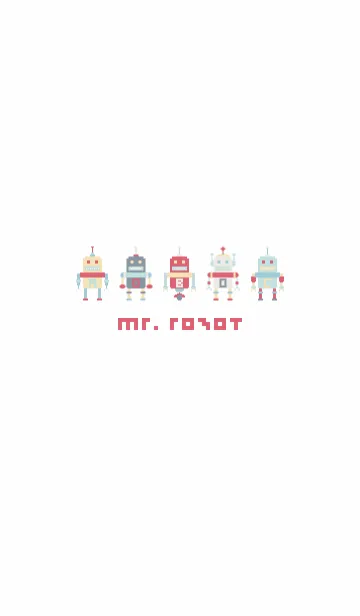 [LINE着せ替え] MR. ROBOT (RED)の画像1