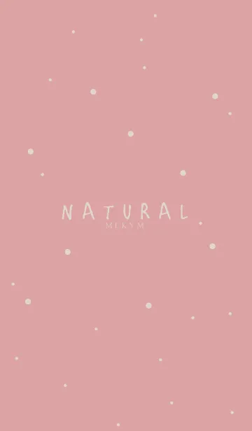 [LINE着せ替え] NATURAL -PINK-の画像1