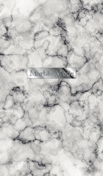 [LINE着せ替え] Marble mode White Black～大理石の画像1