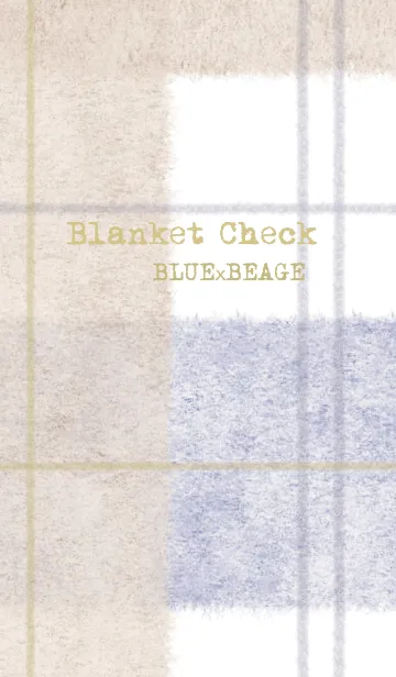 ブランケットチェック- BLUE x BEAGE -の着せ替えメイン画像