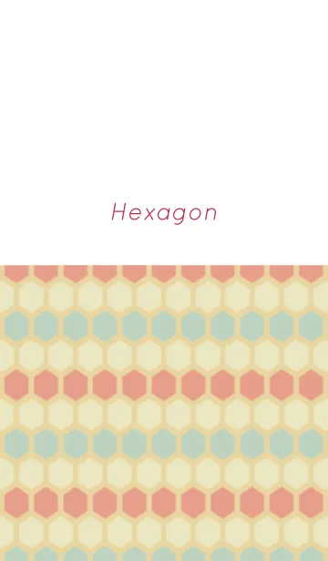 [LINE着せ替え] Hexagon / red yellow greenの画像1