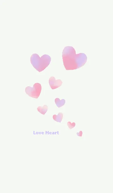 [LINE着せ替え] ふわふわラブ・ハートの画像1