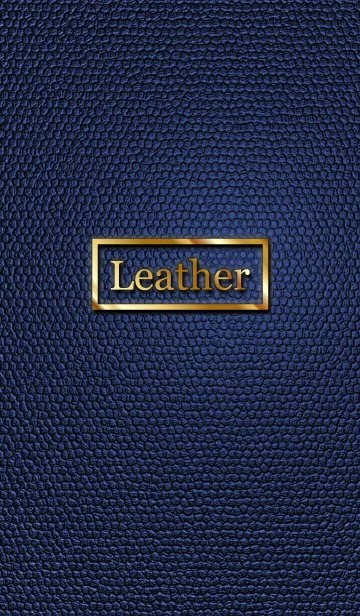 [LINE着せ替え] ブルーレザーの着せ替えの画像1