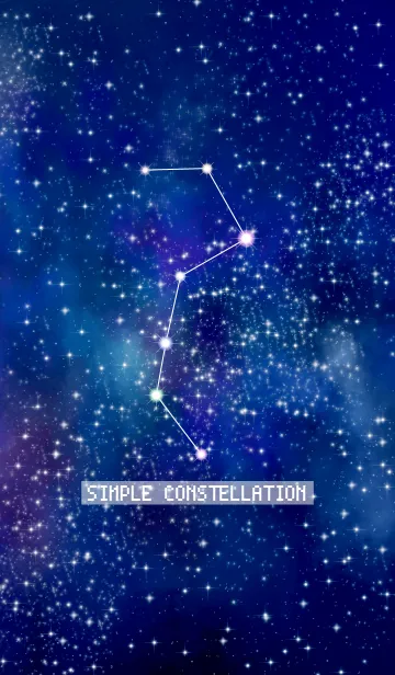 [LINE着せ替え] シンプルな星座の着せ替えの画像1