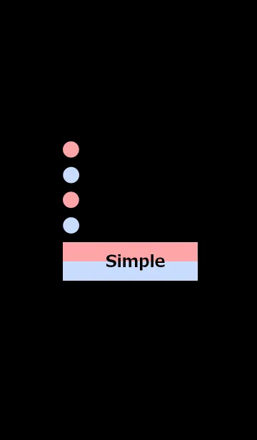 [LINE着せ替え] 丸とシンプル2の画像1