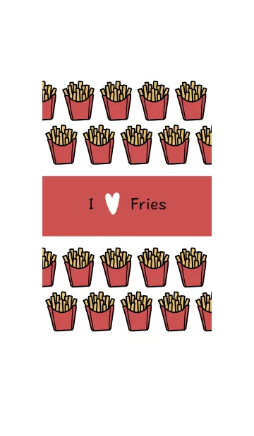 [LINE着せ替え] I Love Friesの画像1