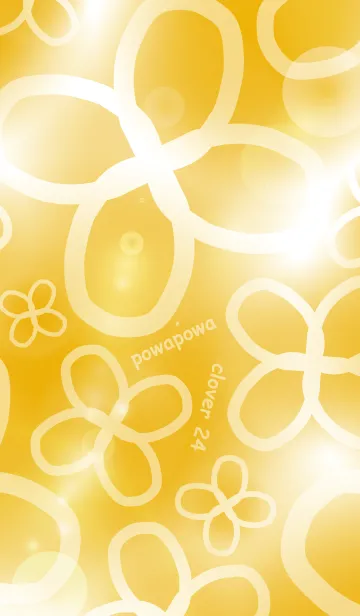 [LINE着せ替え] powapowa clover 24の画像1