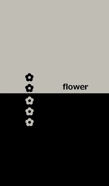[LINE着せ替え] 花とツートンカラー2の画像1