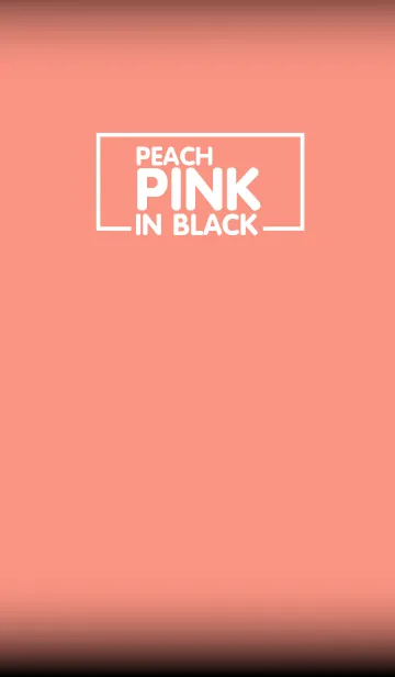 [LINE着せ替え] Peach Pink ＆ Black Theme(jp)の画像1