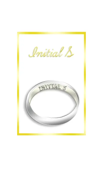 [LINE着せ替え] イニシャルリングSの画像1