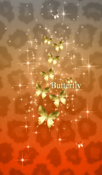 [LINE着せ替え] キラキラ＊＊＊＊蝶のダンス13の画像1
